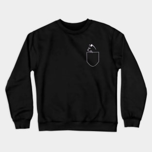 Cat in Pocket Crewneck Sweatshirt